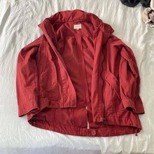 Red jacket